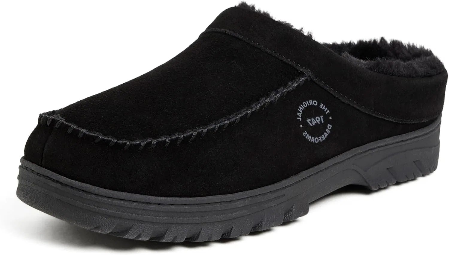 Тапочки из замши Dearfoams, черные