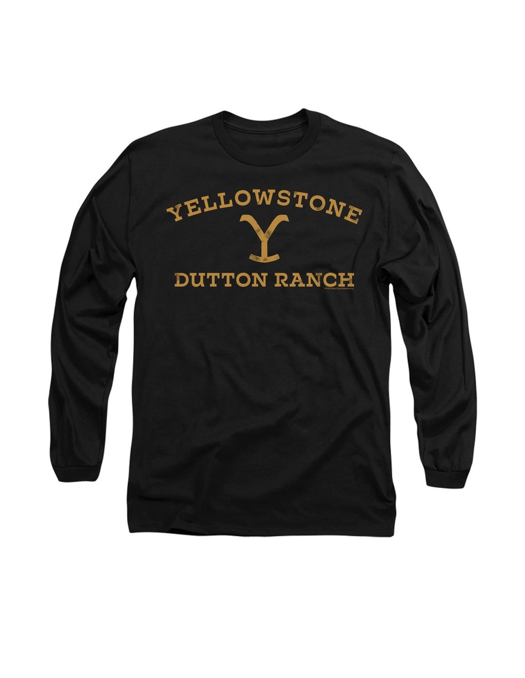 

Топ с длинными рукавами YELLOWSTONE ARCHED LOGO Cotton Soul, черный
