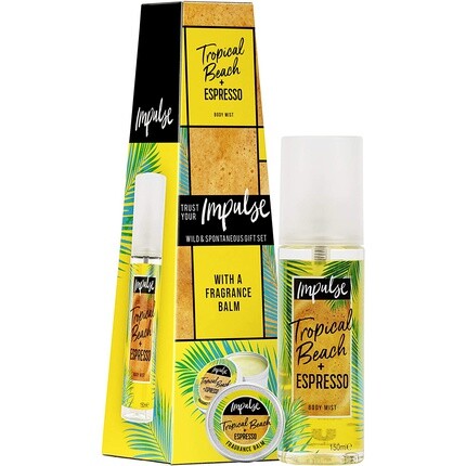 Женский парфюмерный спрей Impulse Wild And Spontaneous Beauty Bag Gift Set, Moisturising Body Spray — фото 3