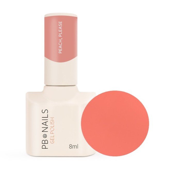 

PB NAILS Hybrid Varnish - PEACH, PLEASE - 8 мл