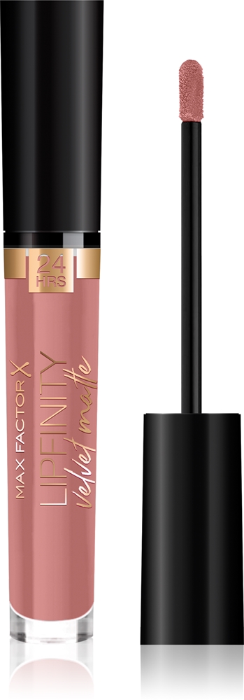 

Жидкая матовая помада Lipfinity velvet matte Max Factor, atspalvis 035 elegant brown 3,5 мл