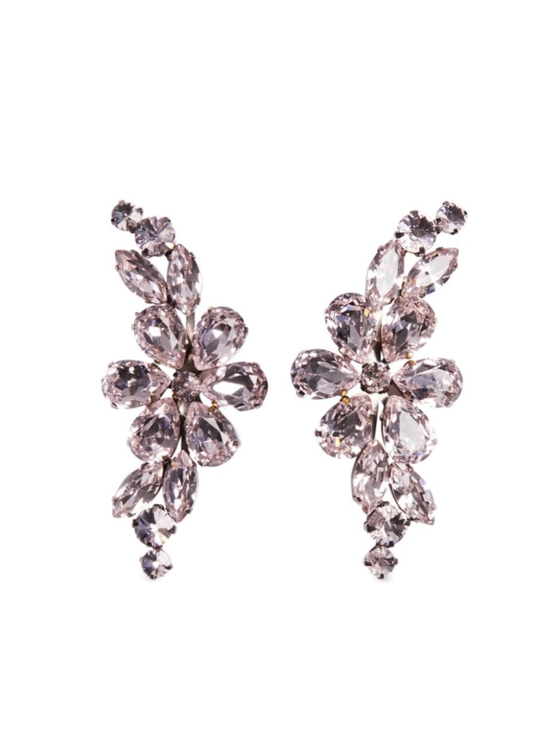

Серьги Floral Crystal Simone Rocha, розовый