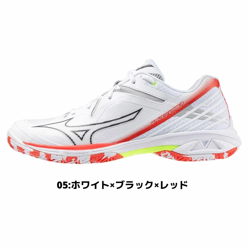 Бадминтонные кроссовки «Wave Claw 3» от Mizuno, 05 White X Black X Red — фото 2