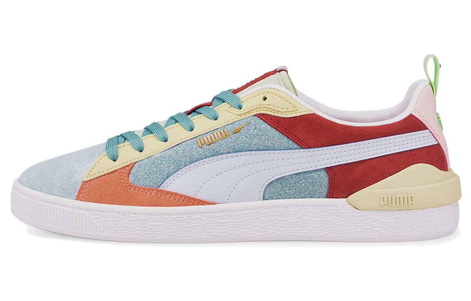 

Кроссовки PUMA Suede Block Wt Foam Strip 2 'Blue Red White', Серый, Кроссовки PUMA Suede Block Wt Foam Strip 2 'Blue Red White'