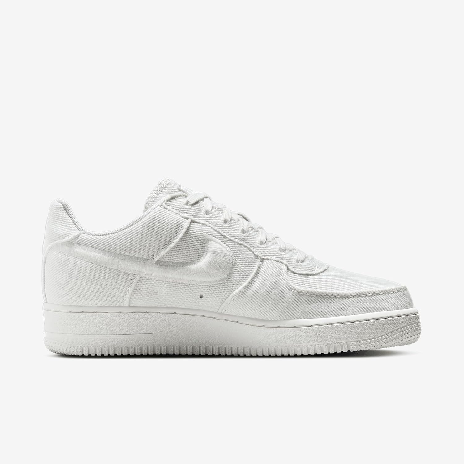Nike Мужские кроссовки Air Force 1 Low Canvas, Summit White Phantom Lt Orewood Brn — фото 3