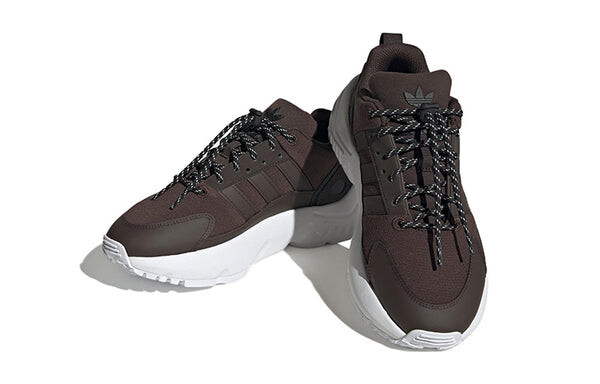 Кроссовки оригинал zx 22 Adidas, черный — фото 3