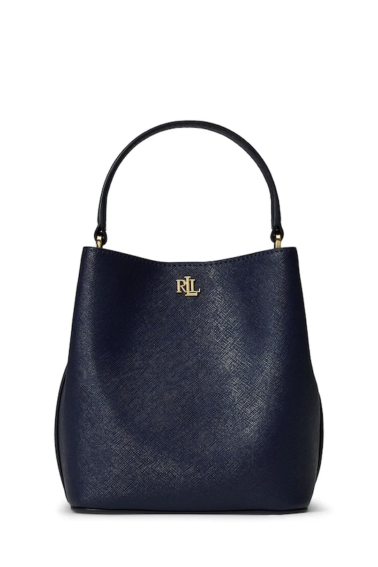 

Кожаная сумка Lauren Ralph Lauren, темно-синий