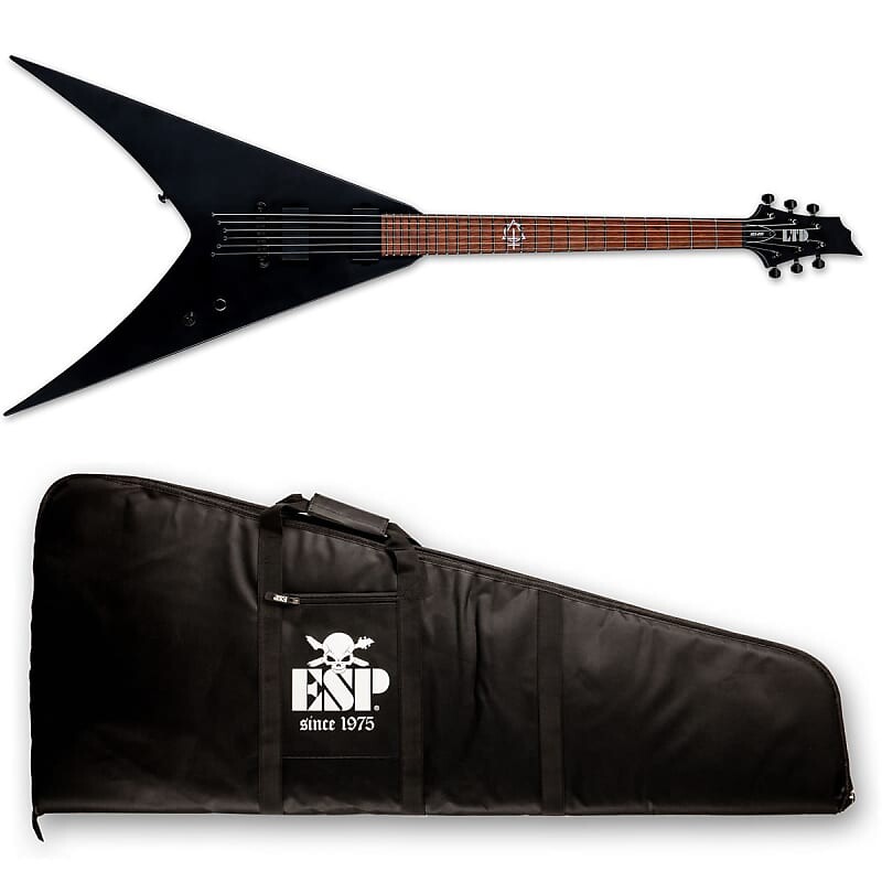 

Электрогитара ESP LTD HEX-200 BLKS - Black Satin Nergal Behemoth + ESP Gig Bag - BRAND NEW