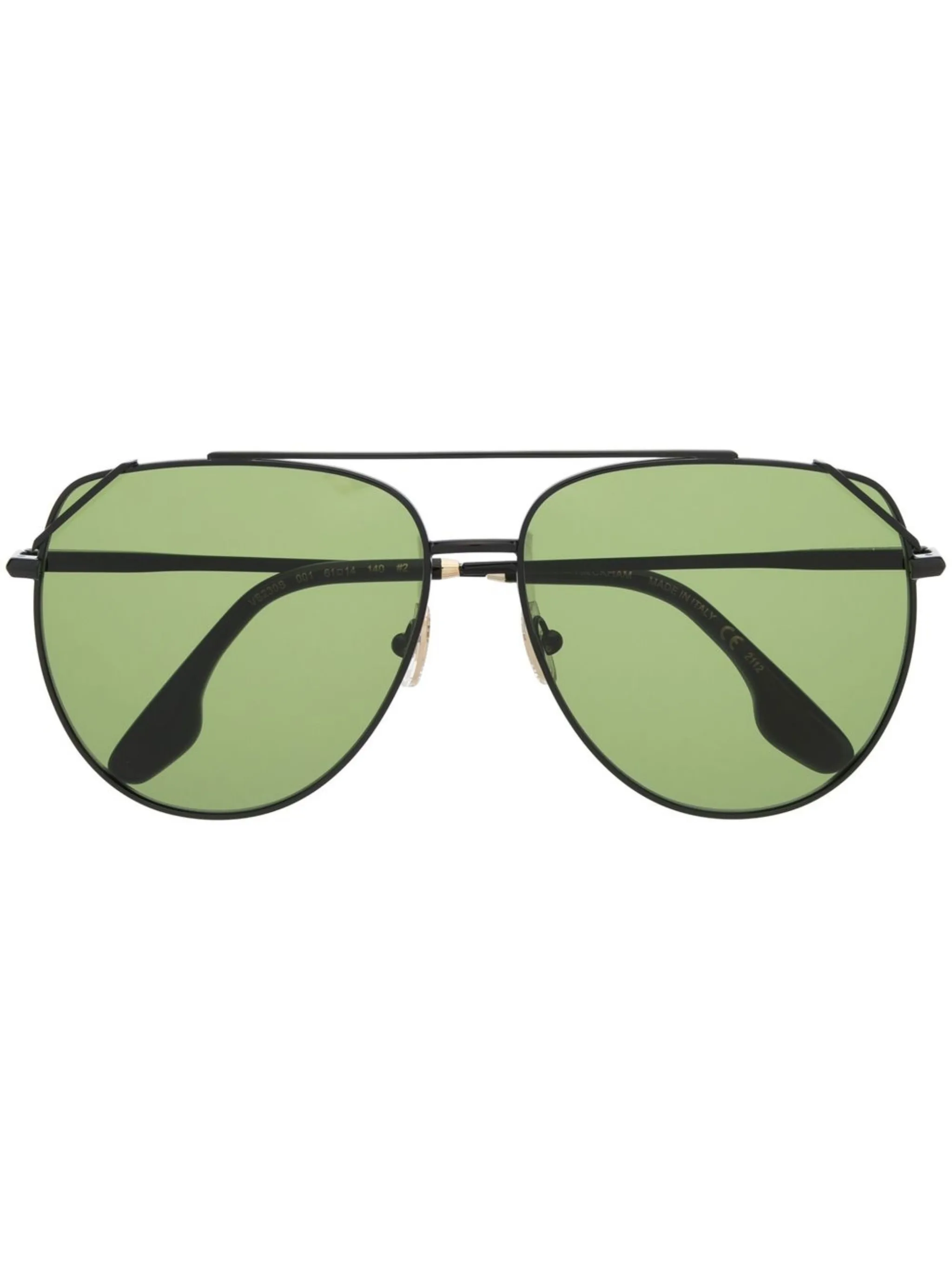 

Солнцезащитные очки-пилоты VB230 Victoria Beckham Eyewear, черный