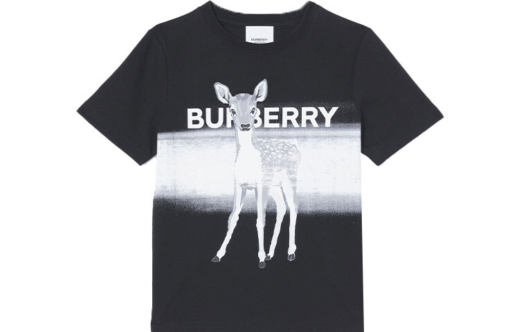 

Детская футболка Burberry, цвет Black
