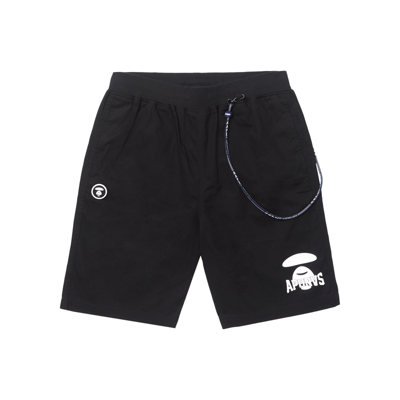 

Хлопковые шорты с логотипом Aape, Black BKX