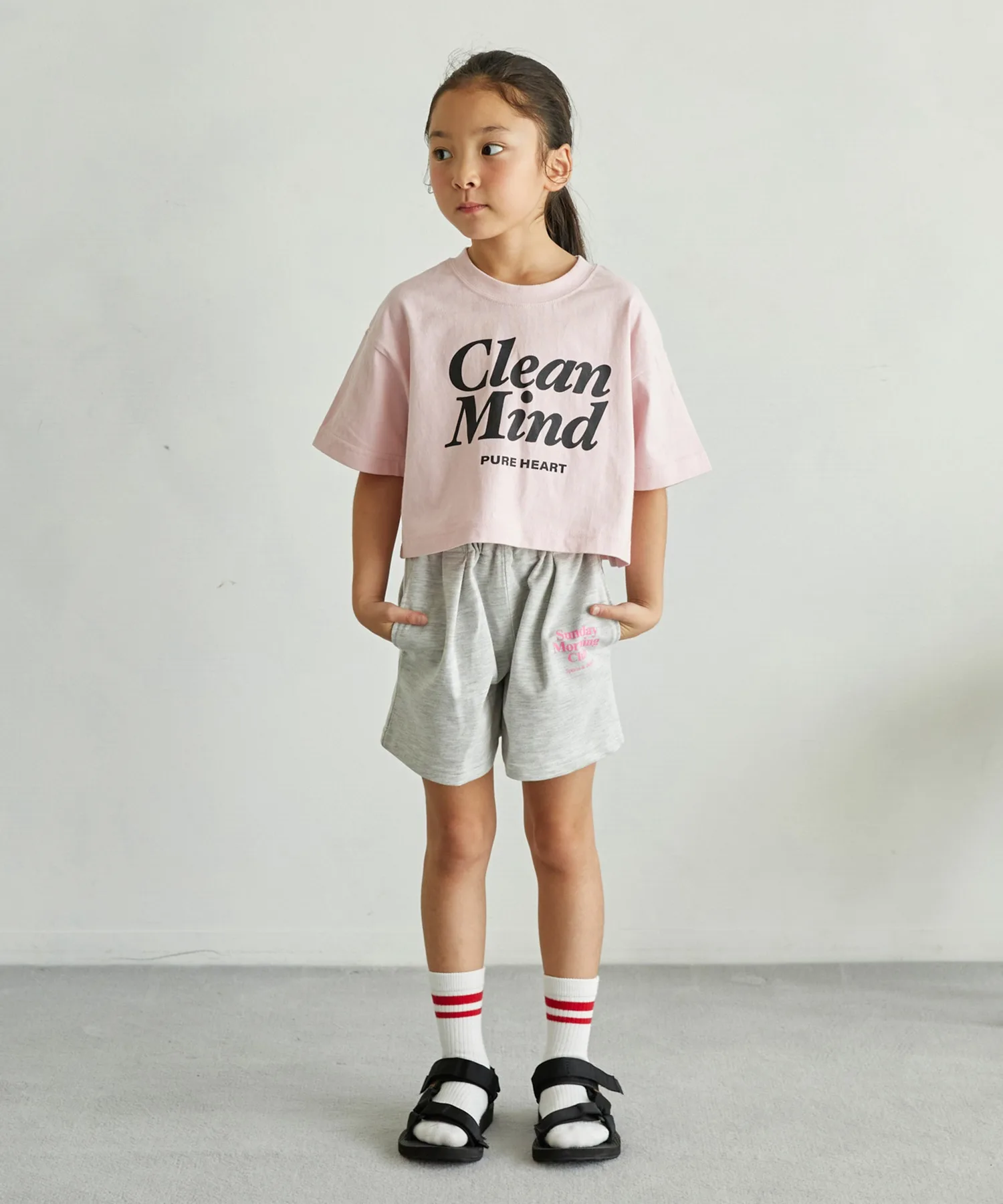 Детская футболка Clean Mind undeny. бежевая — фото 3