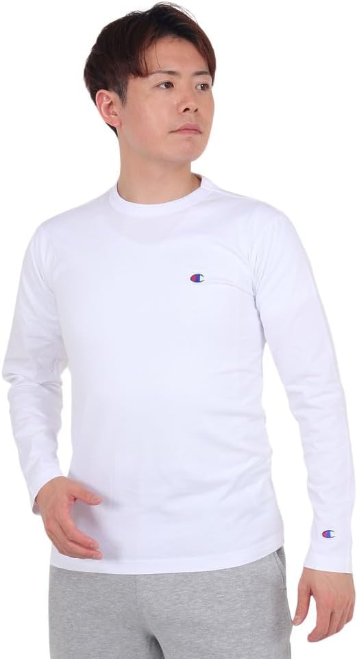 

Футболка с длинным рукавом Champion Long Sleeve T-SH Casual Long Sleeve T-Shirt (c3y428-010), белый