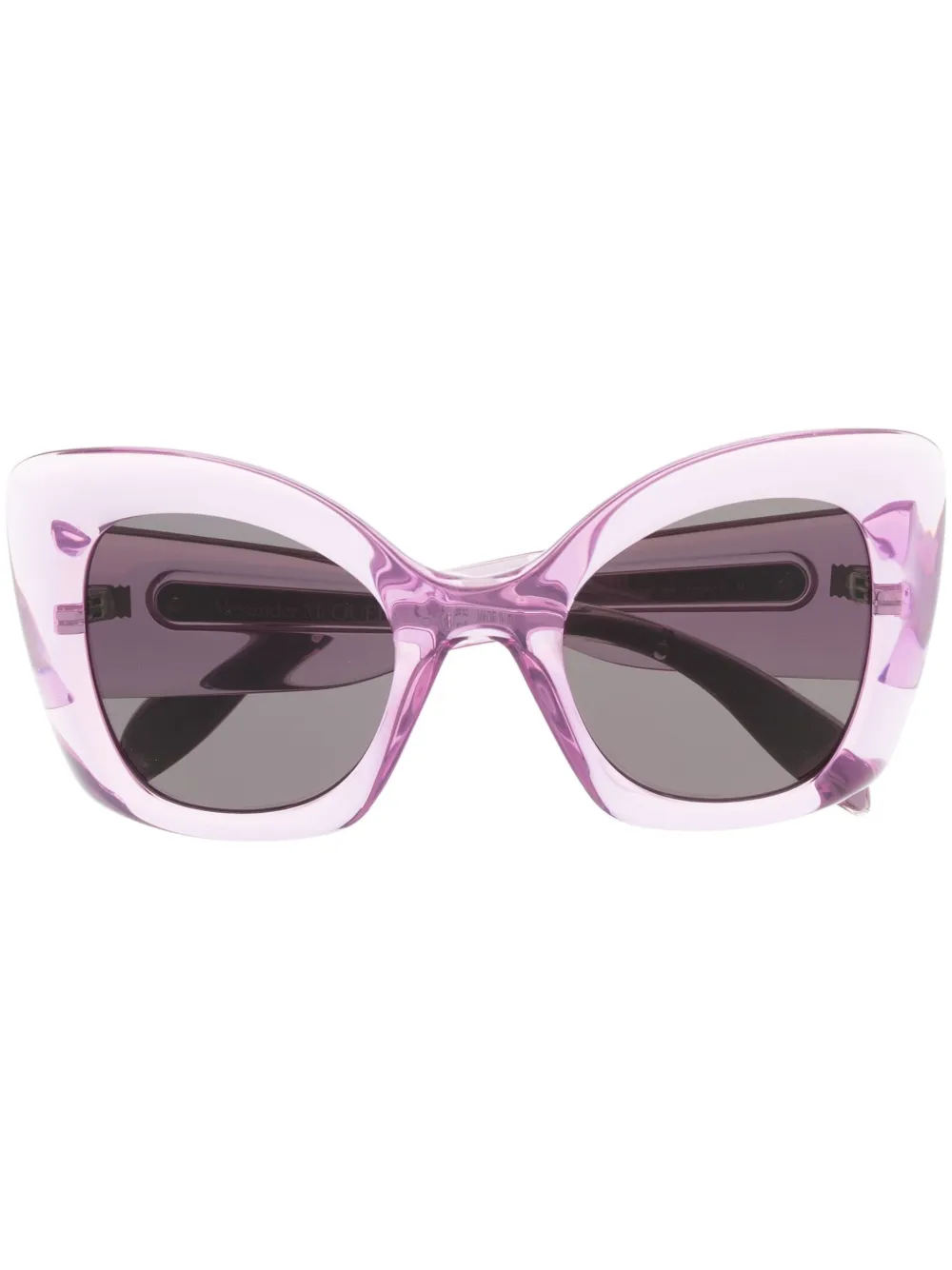 

Солнцезащитные очки в оправе 'кошачий глаз' Alexander McQueen Eyewear, фиолетовый