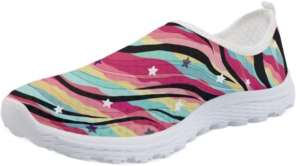 

Кроссовки для бега и ходьбы Pinupub для мужчин, яркий принт, персонализированные, стильные, мягкие, дышащие спортивные кеды для взрослых, Stars Stripes Colorful