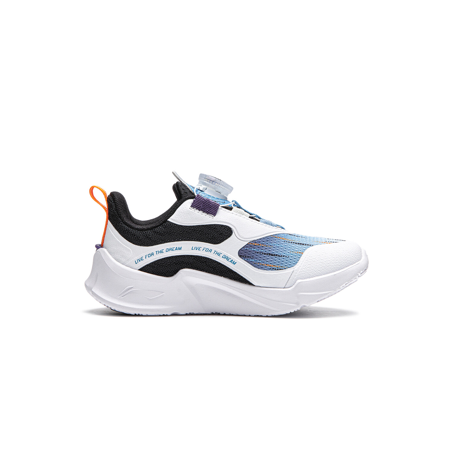 Кроссовки LINING YOUNG Kids Lifestyle Shoes Kids Low-top Standard White / Cobalt White Blue / Black, синий — фото 2