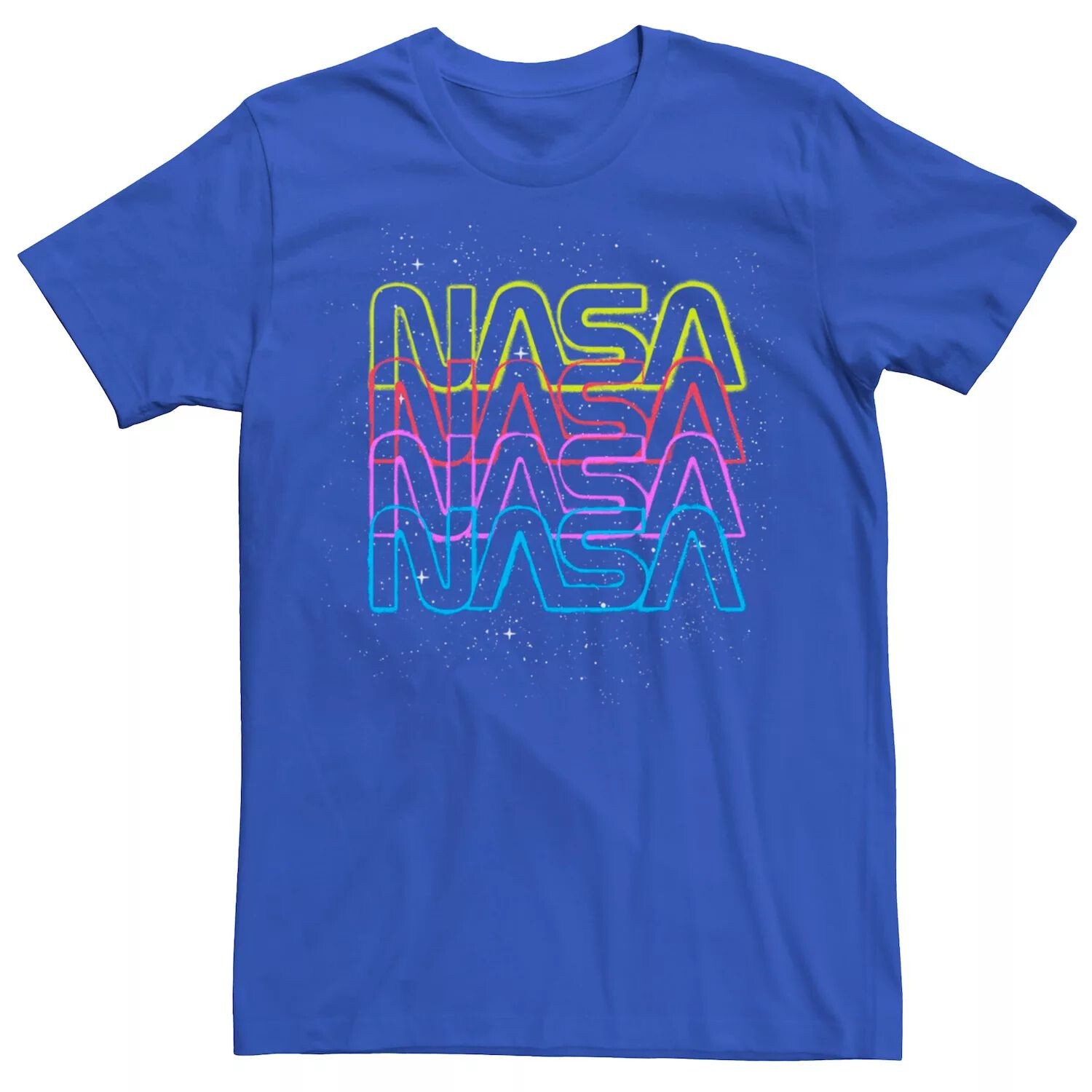 

Мужская футболка NASA с радужным узором Licensed Character