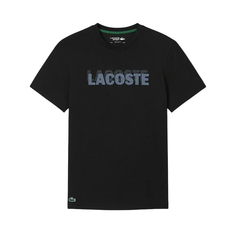 Футболка мужская с круглым вырезом умеренного прямого кроя LACOSTE, 737/White/Green — фото 3