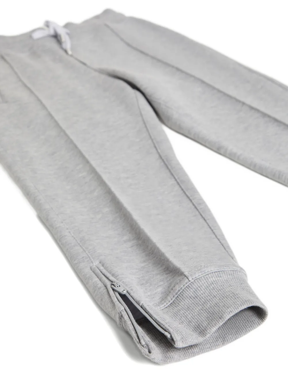 Спортивные брюки с молниями Brunello Cucinelli Kids, серый — фото 3
