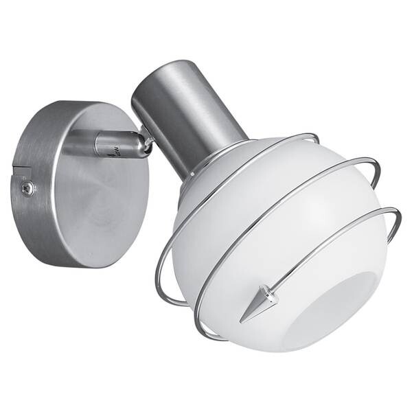 

Настенный светильник Spot Light Daria, серебристый/белый