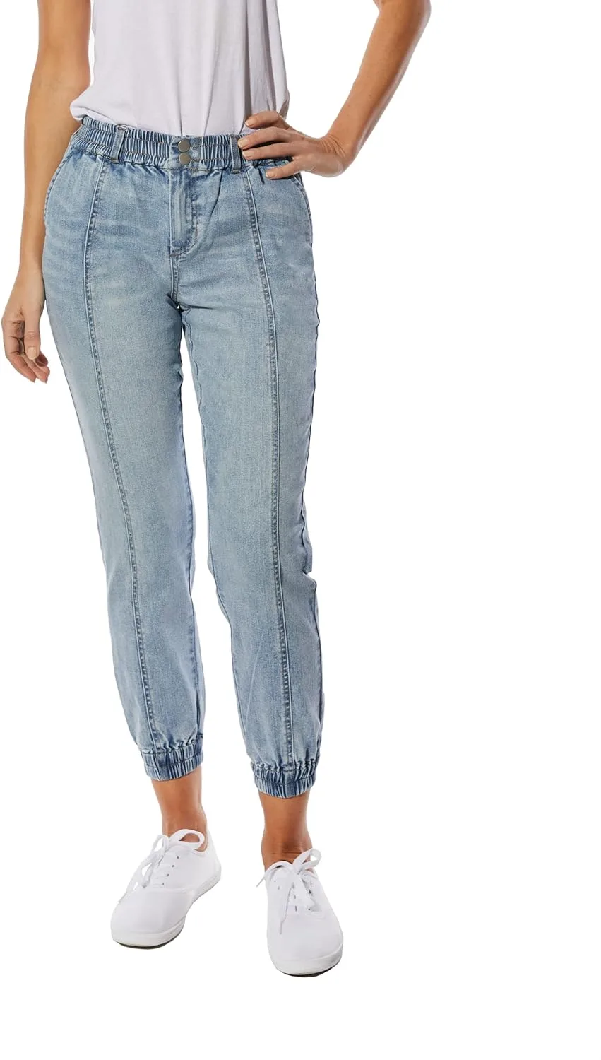 

Женские легкие джоггеры Dollhouse с функциональной молнией и двойной застежкой