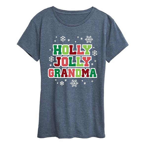 

Футболка с принтом Holly Jolly Grandma Licensed Character, Heather Blue, Синий, Футболка с принтом Holly Jolly Grandma Licensed Character, Heather Blue