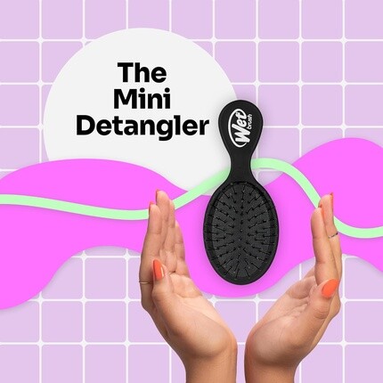 Мини-щетка для расчесывания волос Frosty Kit - ультрамягкие щетинки Intelliflex Wet Brush — фото 2