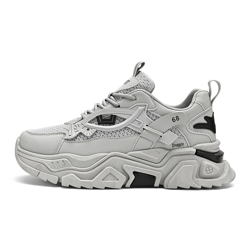 

Budding Bear Серые массивные кроссовки мужские Low Top, цвет Gray