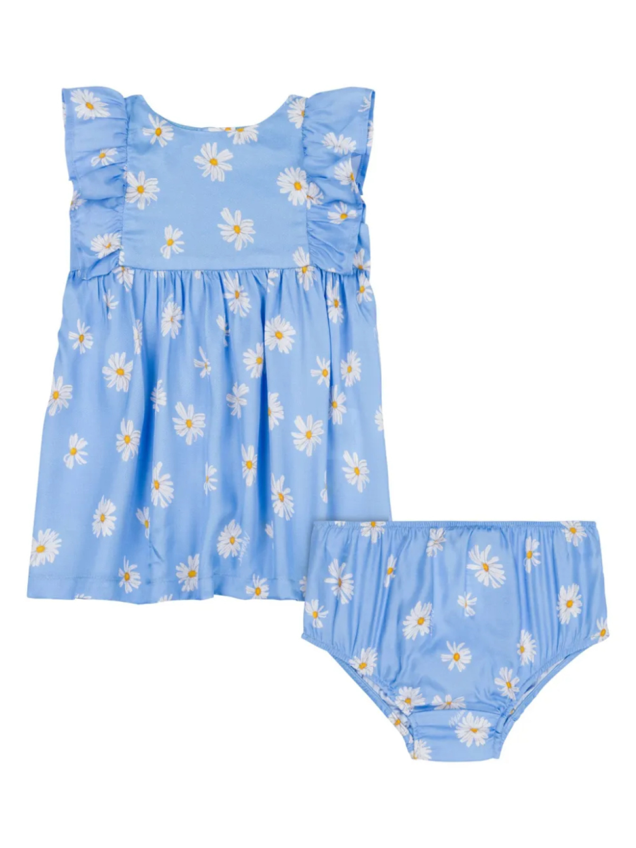 

Moschino Kids платье с цветочным принтом, синий