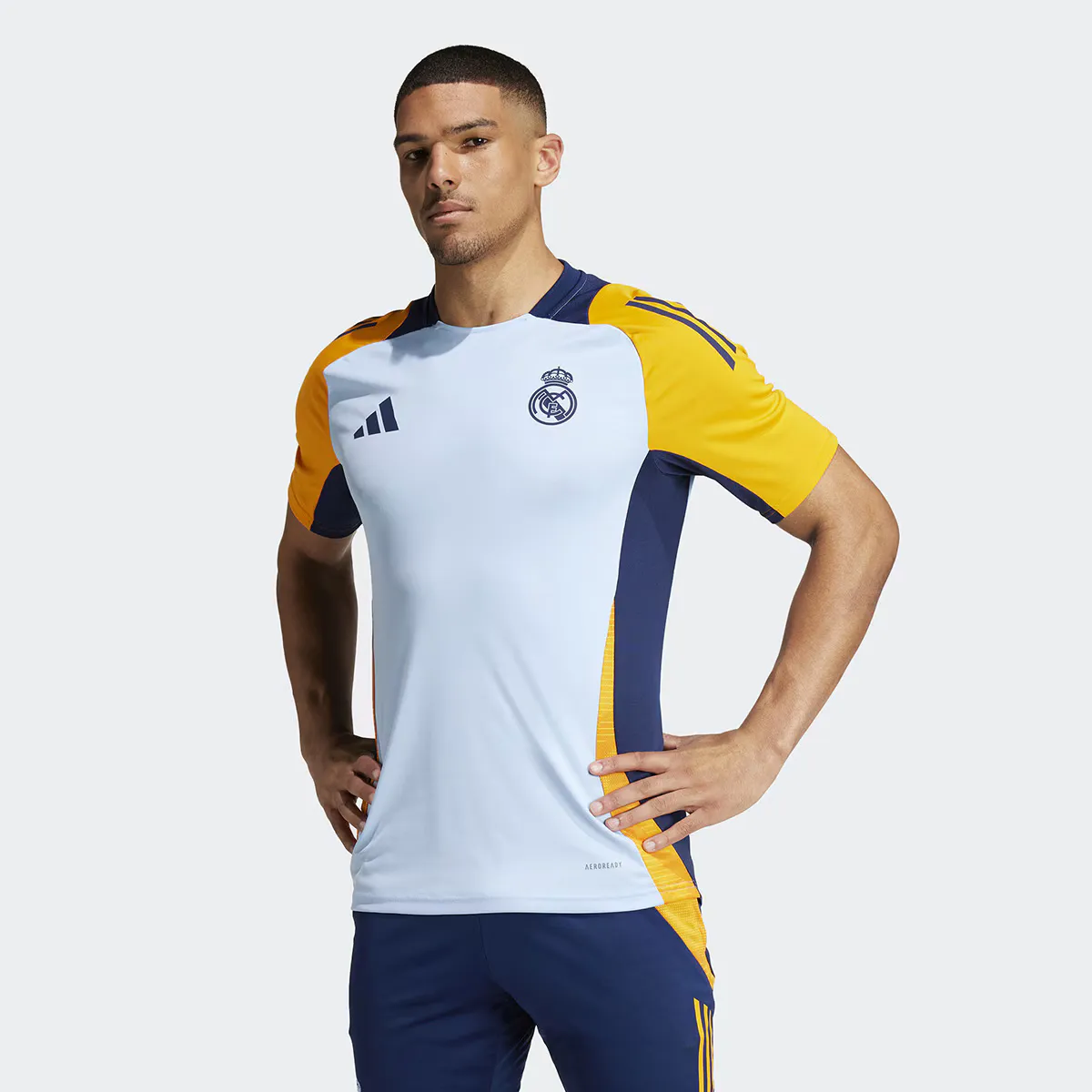 

Мужская футболка Real Madrid CF Tr Jsy Adidas, синий/оранжевый