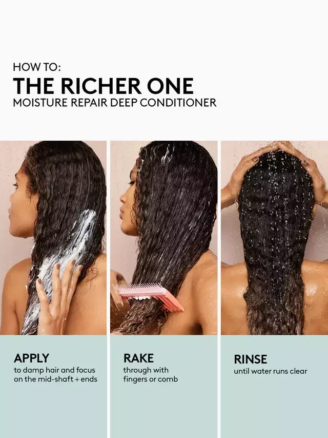 Увлажняющий восстанавливающий кондиционер для волос Fenty Hair The Richer One, 340 мл Fenty Beauty — фото 4