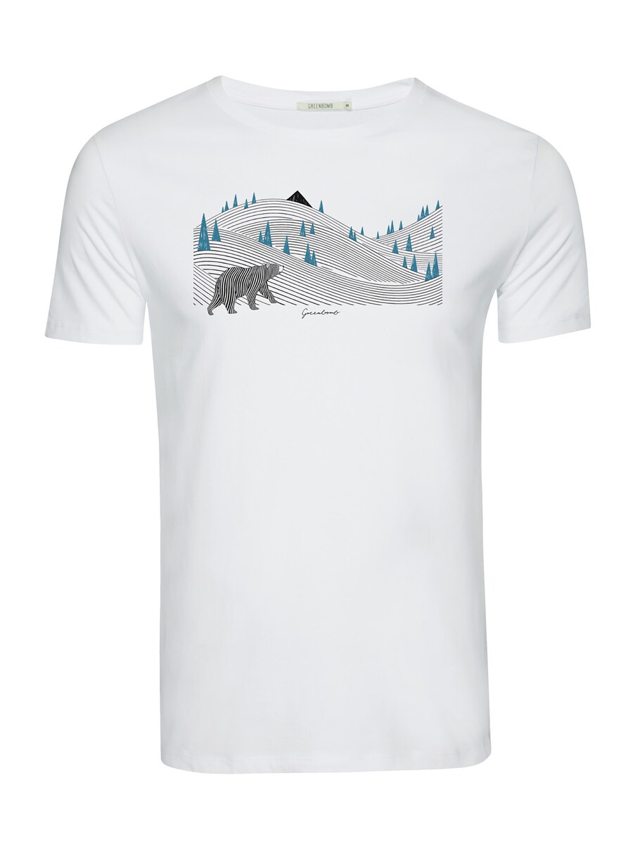 

Рубашка GREENBOMB Animal Bearland, белый