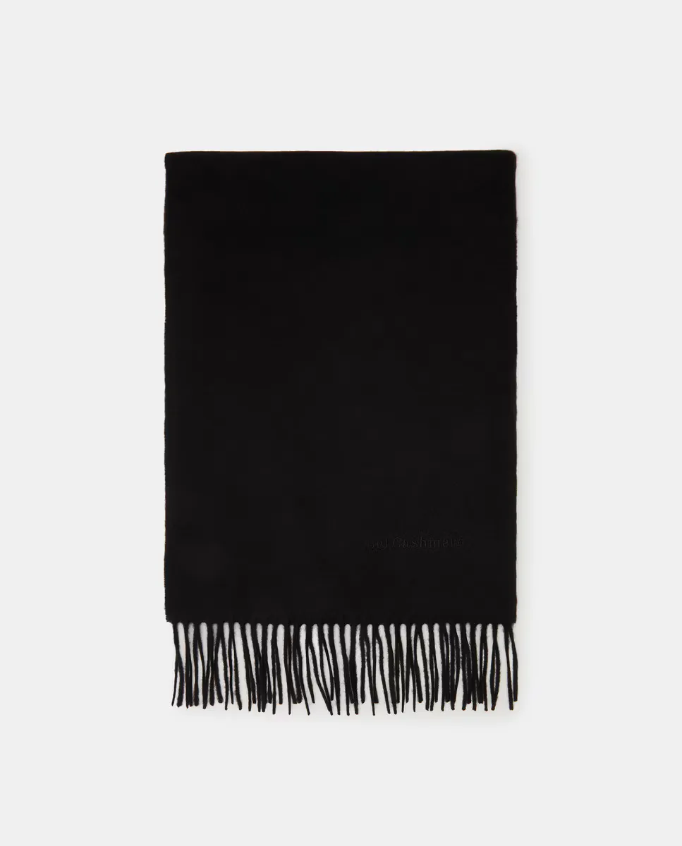 

Шарф из 100% кашемира черного цвета Bel Cashmere
