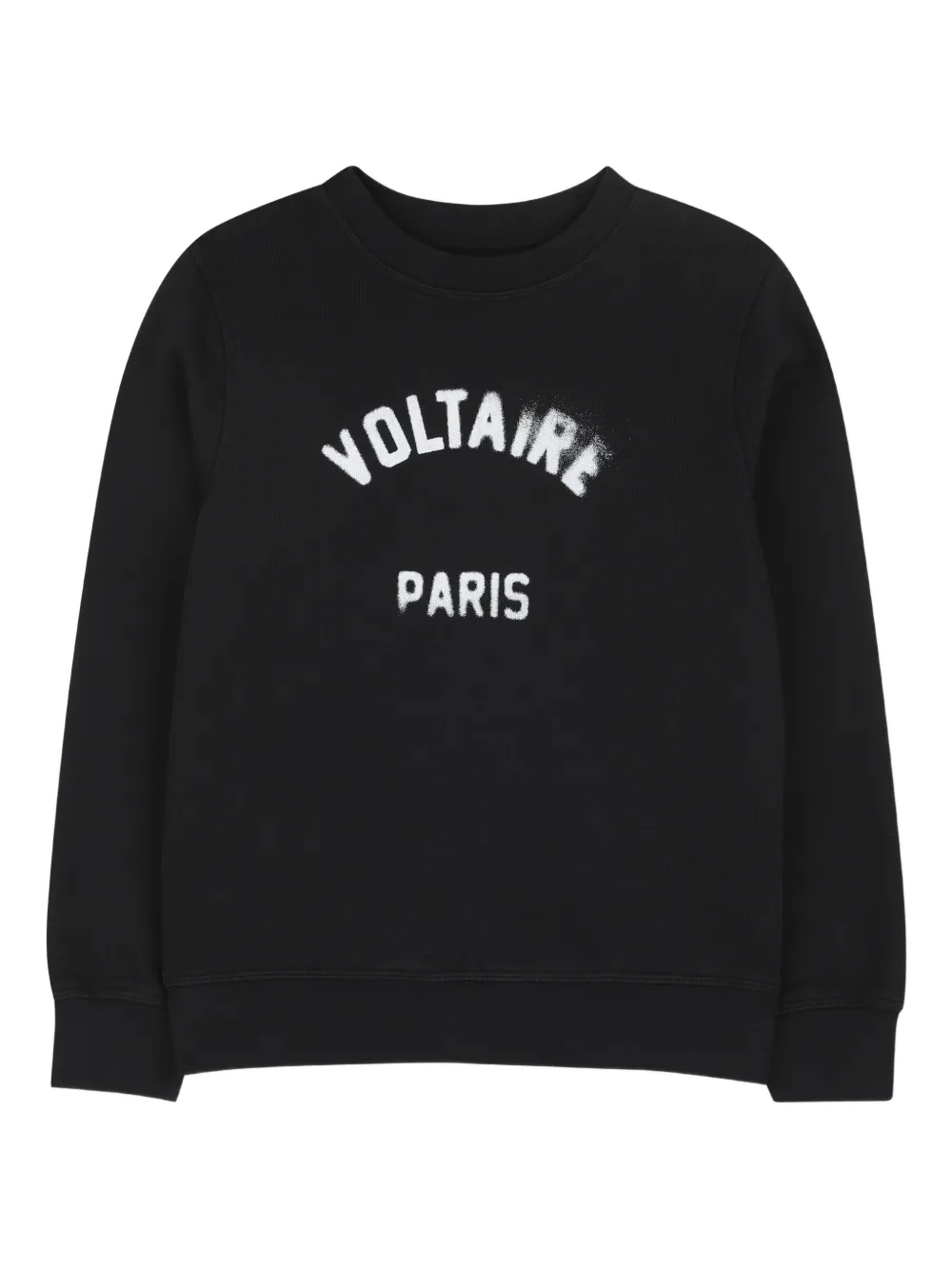 

Толстовка с круглым вырезом Zadig & Voltaire Kids, черный