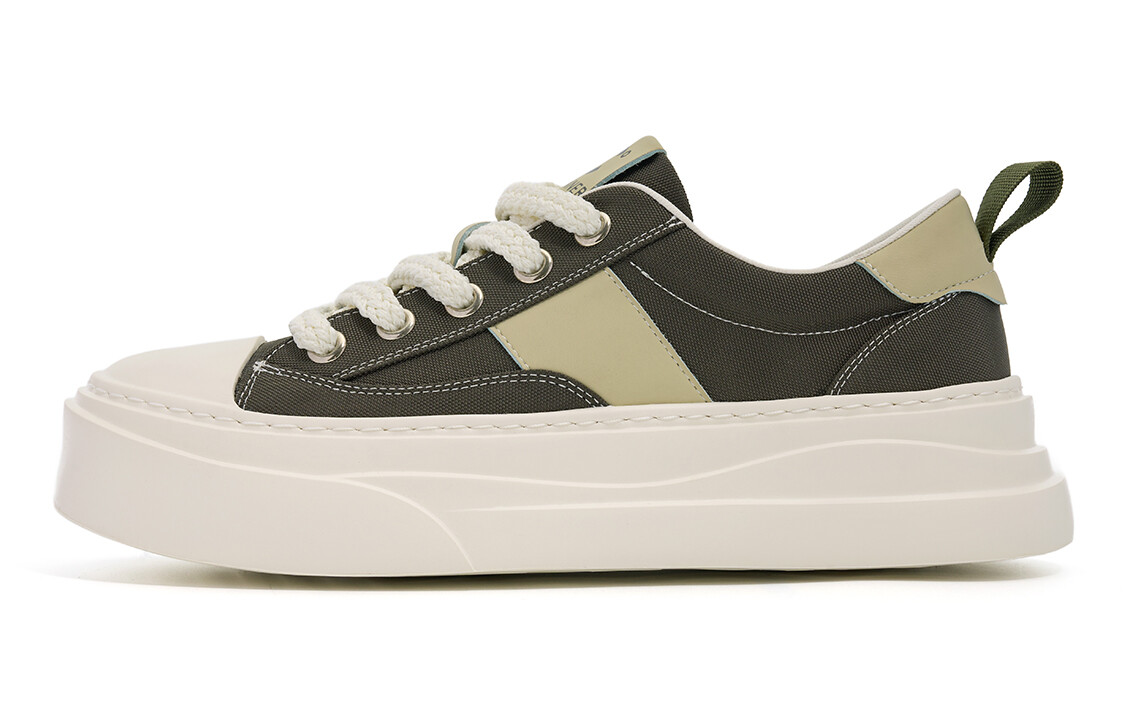 

Кроссовки C°BANNER Skateboarding Shoes Men Low-top White/Green, зеленый