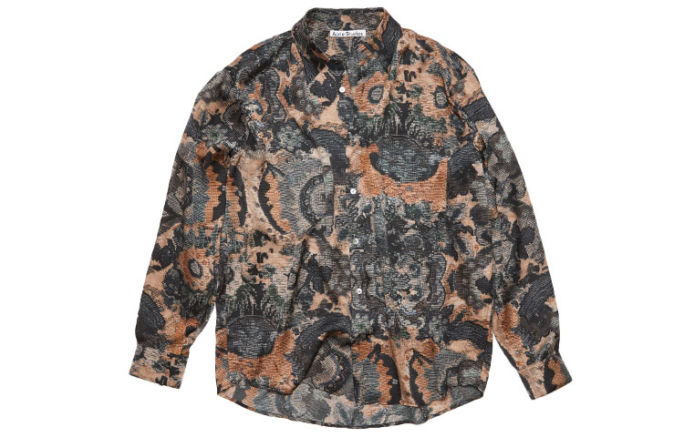 

Футболка мужская синяя Acne Studios