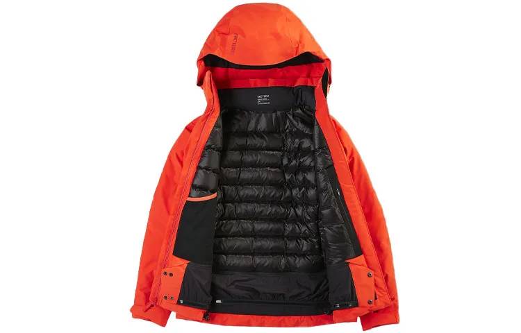 Arcteryx ANDESSA GORE TEX лыжная куртка женская оранжевая/черная — фото 3