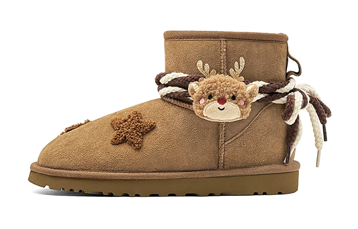 

Ботинки UGG CLASSIC MINI Snow Boots Women's Beige