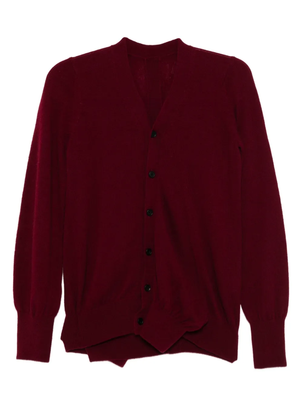 

Кардиган с V-образным вырезом Yohji Yamamoto, красный
