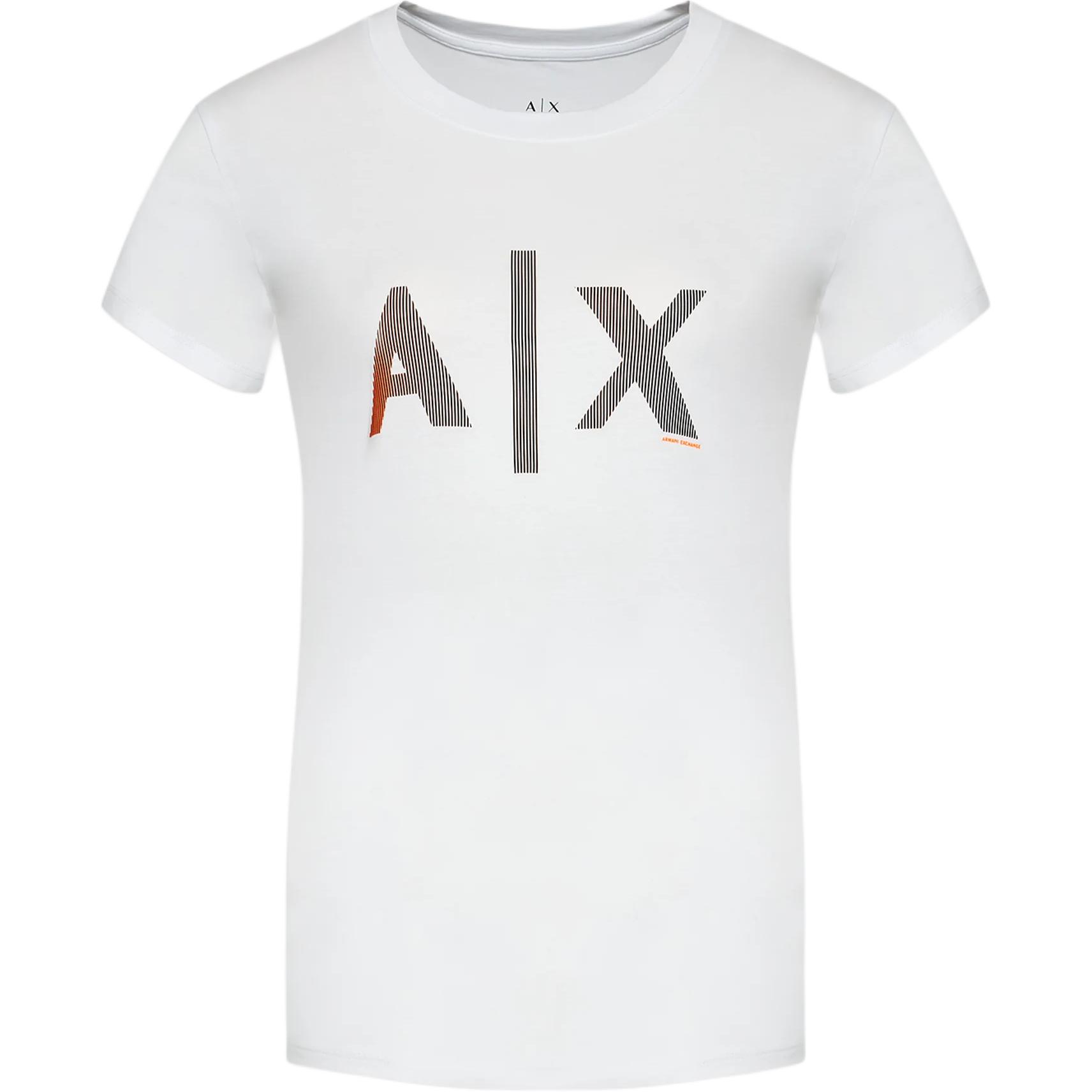 

ARMANI EXCHANGE Футболка AE, женская, белая, Белый, ARMANI EXCHANGE Футболка AE, женская, белая