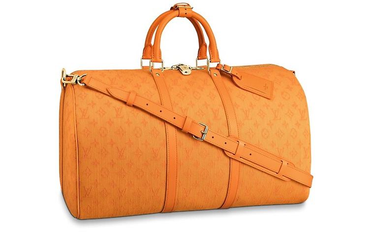 

Keepall Bandouliere Monogram Denim 50 Ocre LOUIS VUITTON