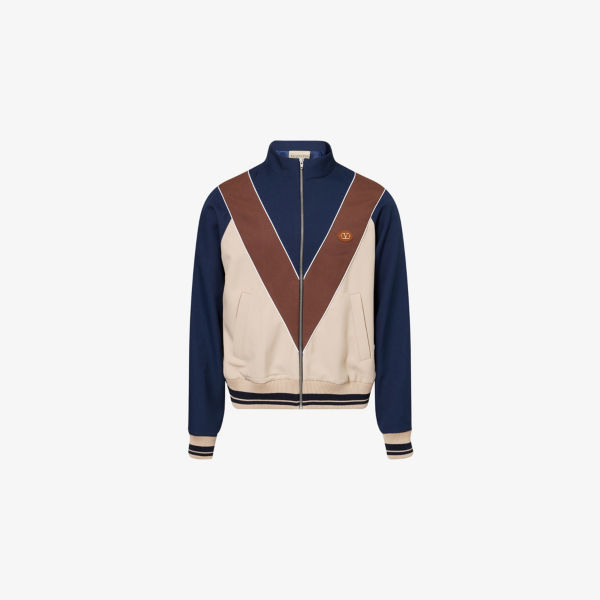 

Куртка из ткани с контрастными панелями Monogram Valentino Garavani, мультиколор