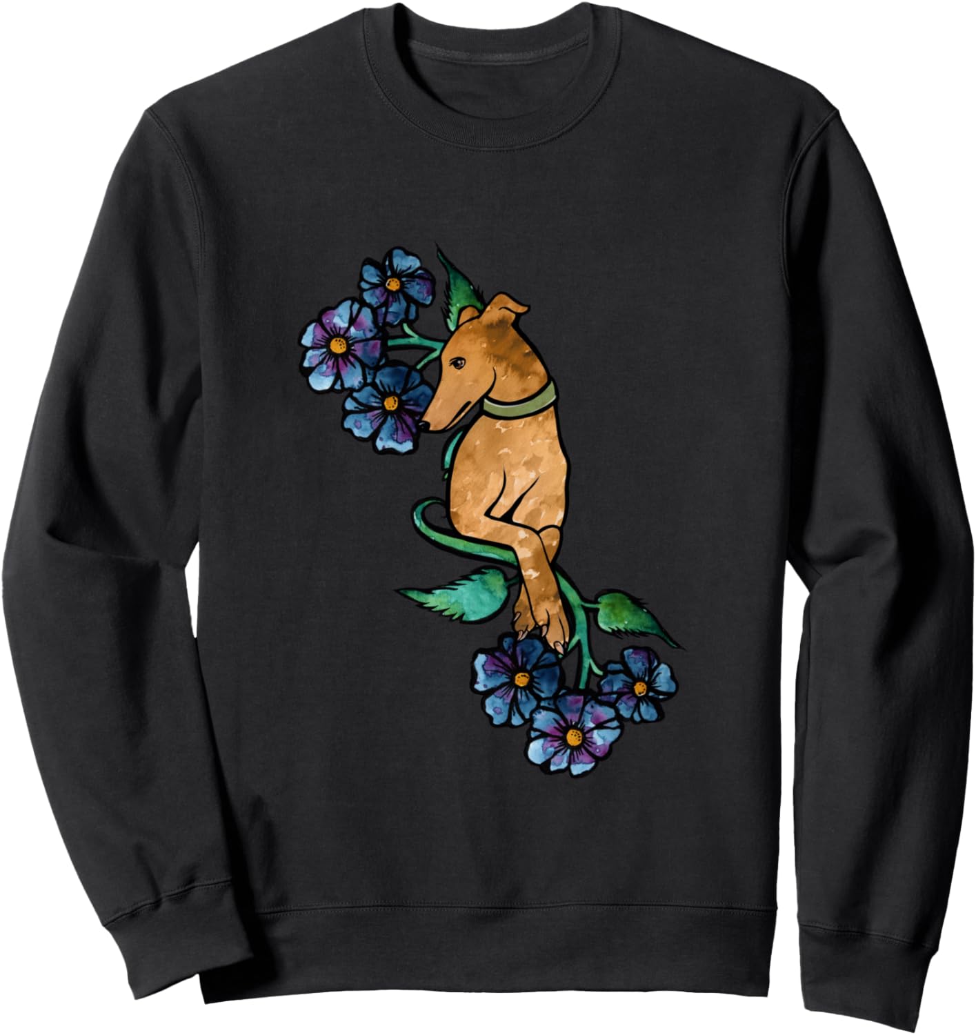 

Милая толстовка с изображением борзой Greyhound Snugg, черный