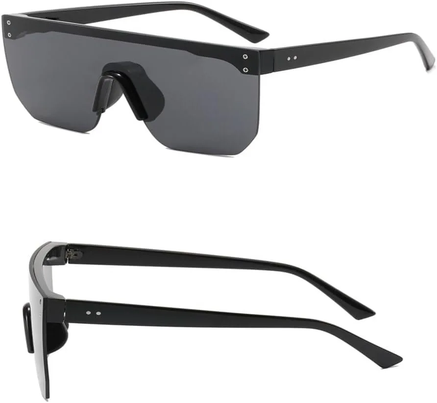 

Безрамочные очки, интегрированные защитные очки для велоспорта, солнцезащитные очки с защитой от УФ-излучения, модные, универсальные, стильные, для мужчин KTUCN, Red