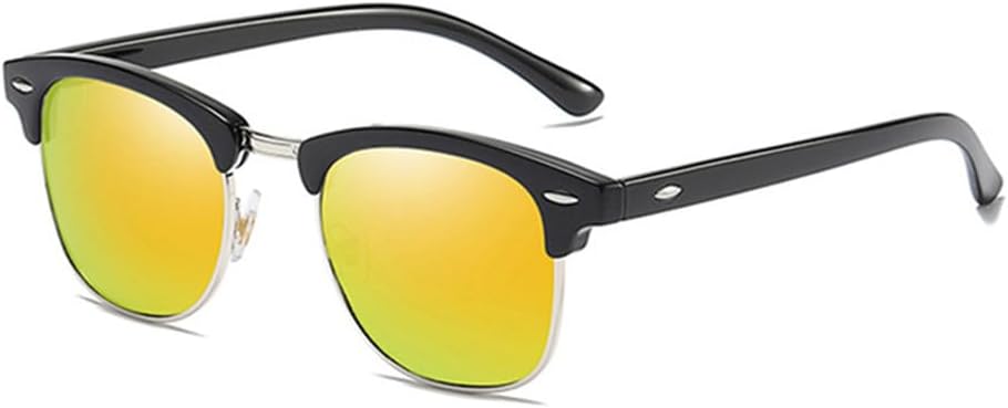 

Поляризованные солнцезащитные очки для мужчин и женщин, ретро-солнцезащитные очки для мужчин, популярные черные, с антибликовым покрытием, для путешествий SZVVBKK, Black Red