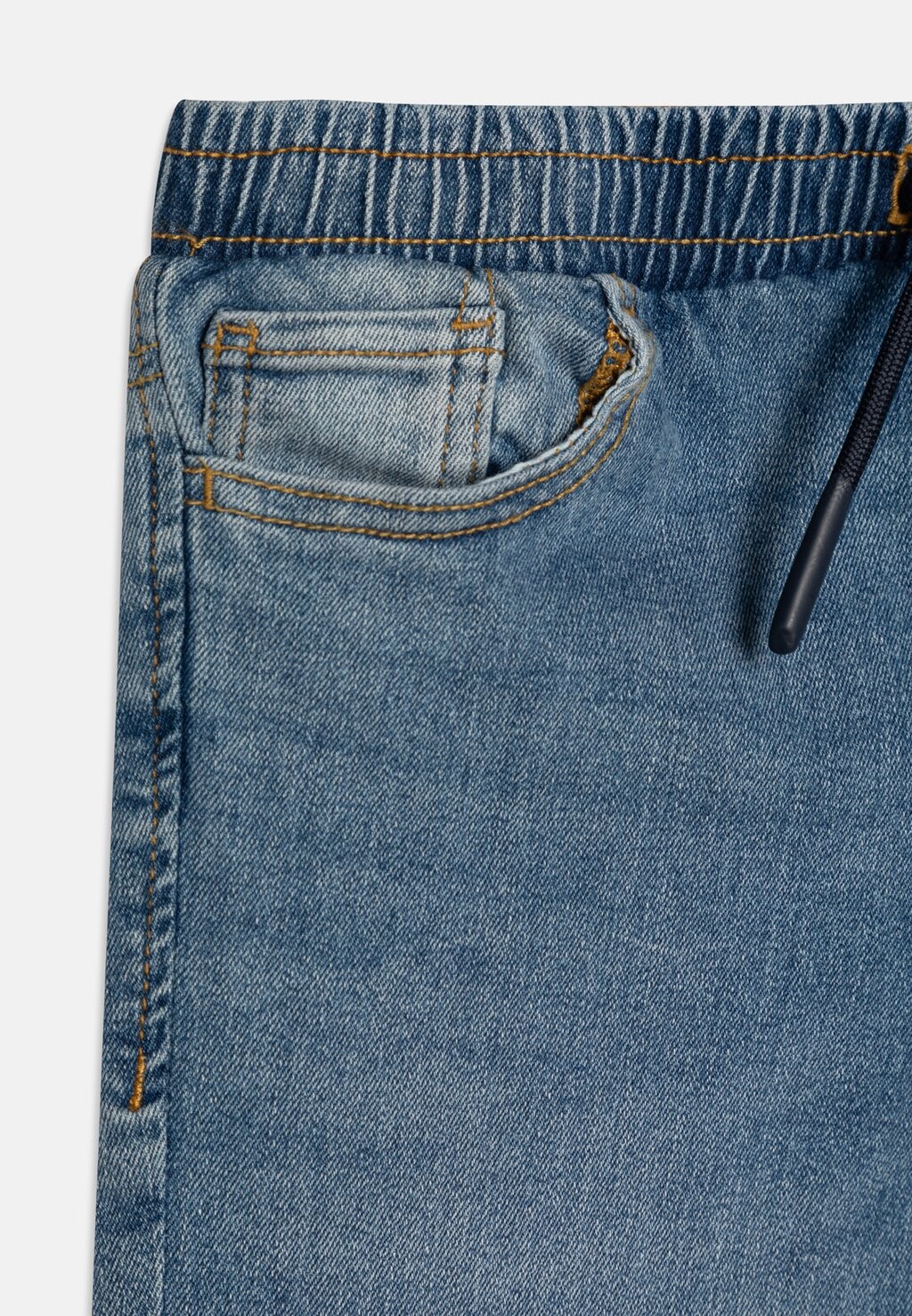 Джинсы свободного кроя JJIGLENN JJELASTICATED Jack & Jones, синий деним — фото 3