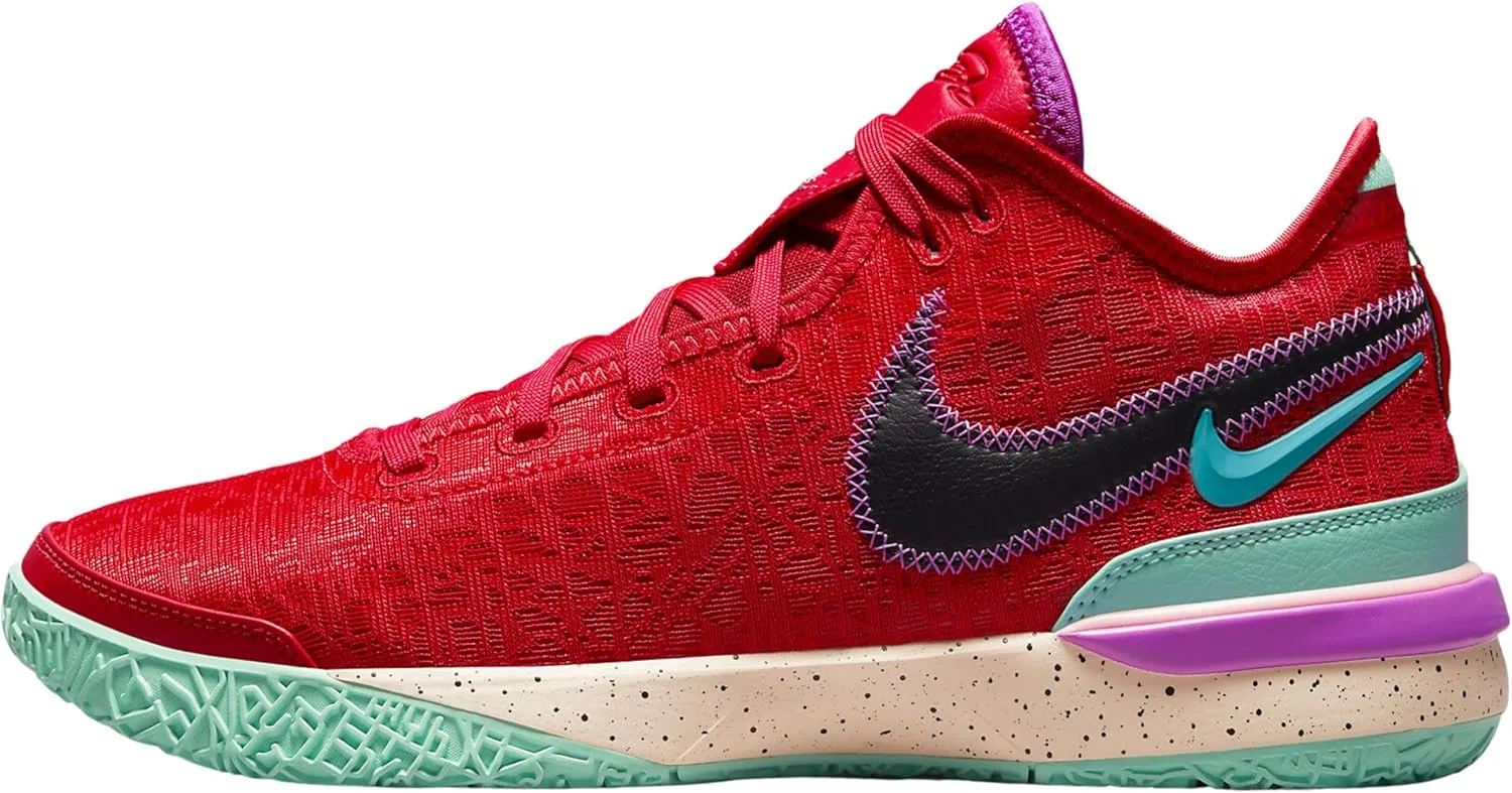 Женские кроссовки Nike Air Force One PLT.AF.ORM, Track Red Teal Nebula Emerald Rise Black
