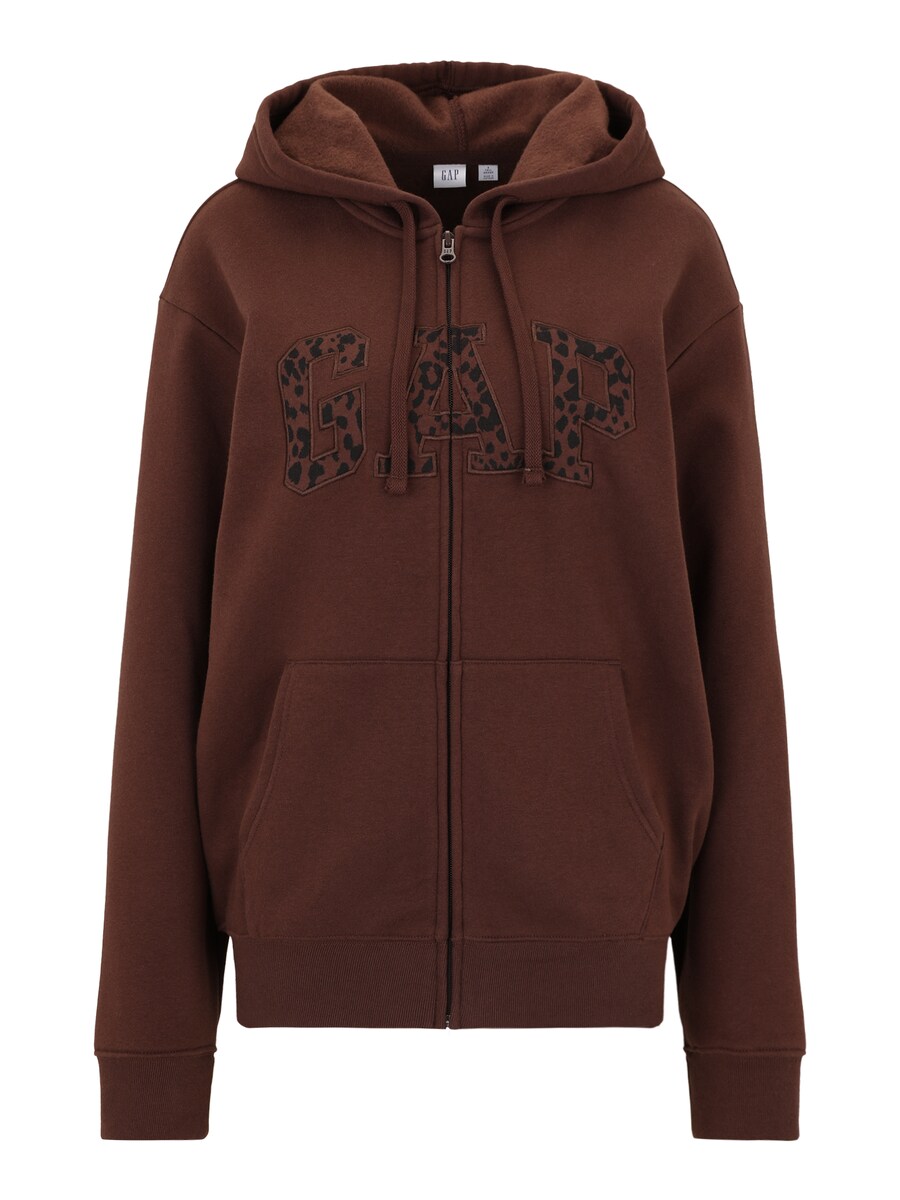

Толстовка с капюшоном на молнии Gap Tall HERITAGE, шоколадный