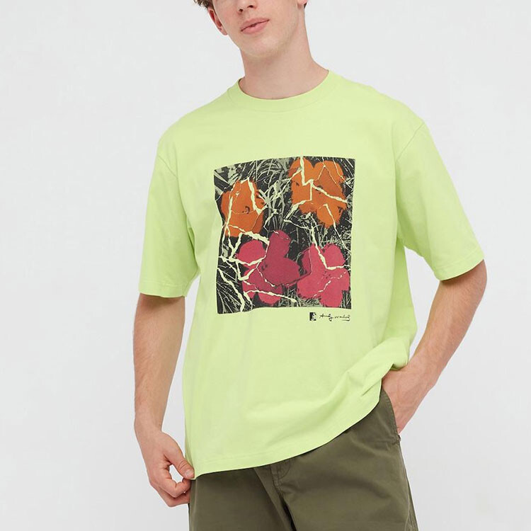 Футболка унисекс светло-зеленая Uniqlo, светло-зеленый — фото 3