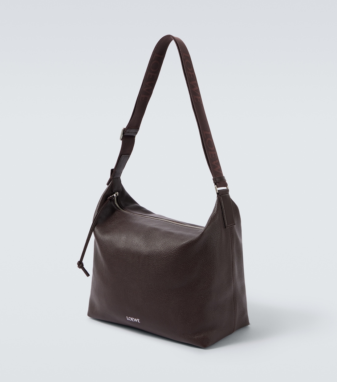 

Кожаная наплечная сумка Cubi Loewe, Oxblood